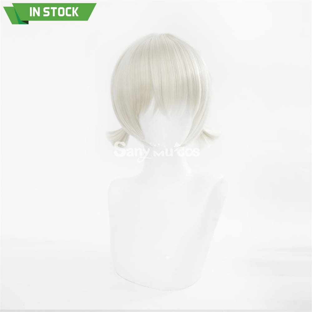 Genshin Impact Sayu Cosplay Wig Light Beige Wig