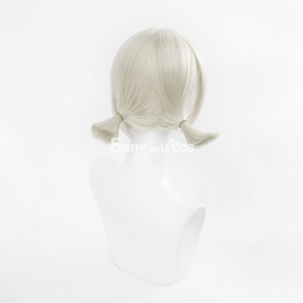 Genshin Impact Sayu Cosplay Wig Light Beige Wig