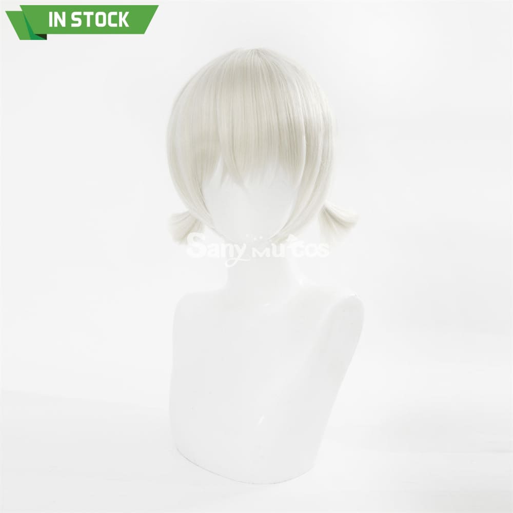 Genshin Impact Sayu Cosplay Wig Light Beige Wig