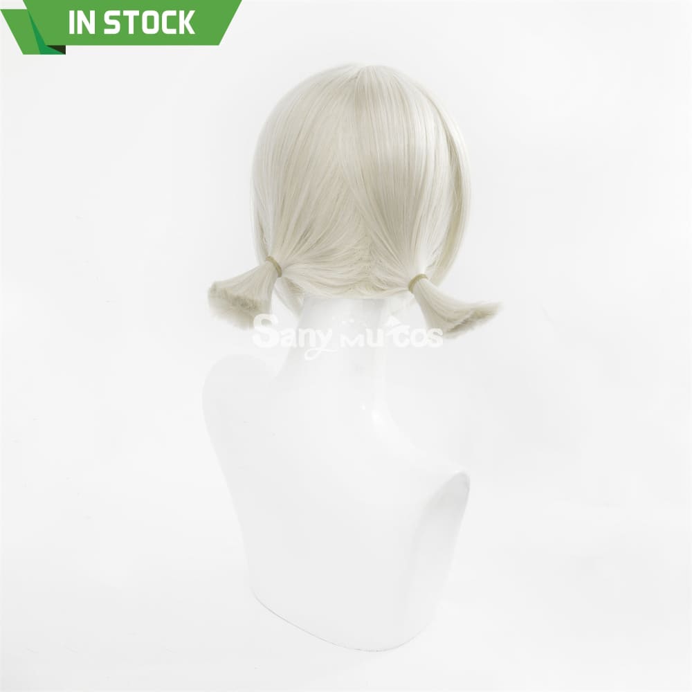 Genshin Impact Sayu Cosplay Wig Light Beige Wig