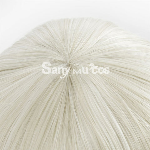 Genshin Impact Sayu Cosplay Wig Light Beige Wig