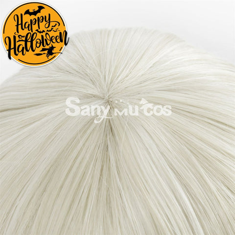 Genshin Impact Sayu Cosplay Wig Light Beige Wig