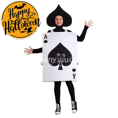 【In Stock】Halloween Cosplay Ace Of Spades Costume Costumes