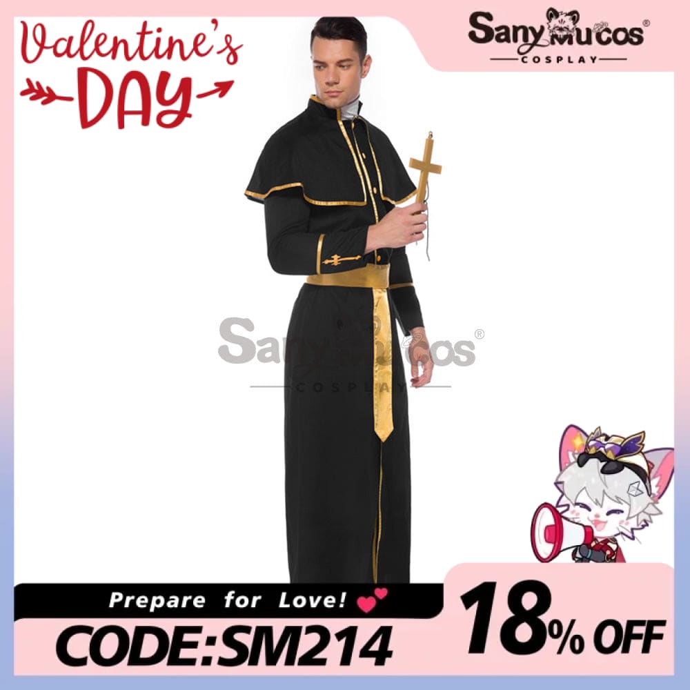 【In Stock】Halloween Cosplay Ancient Roman Style Pastor Gown Costume Costumes