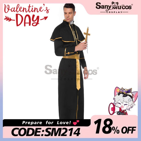 【In Stock】Halloween Cosplay Ancient Roman Style Pastor Gown Costume Costumes