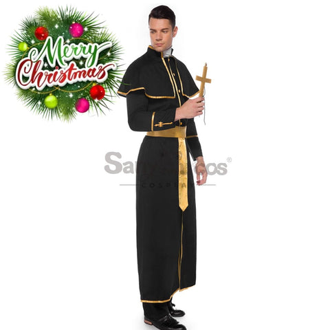 【In Stock】Halloween Cosplay Ancient Roman Style Pastor Gown Costume Costumes