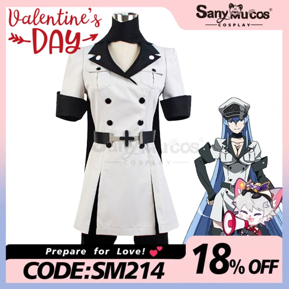 【In Stock】Anime Akame Ga Kill! Cosplay Esdeath Costume Costumes