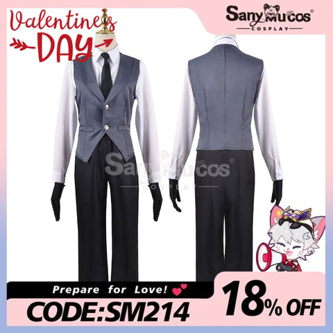 【In Stock】Anime Black Butler Cosplay Sebastian Michaelis Costume Plus Size Costumes