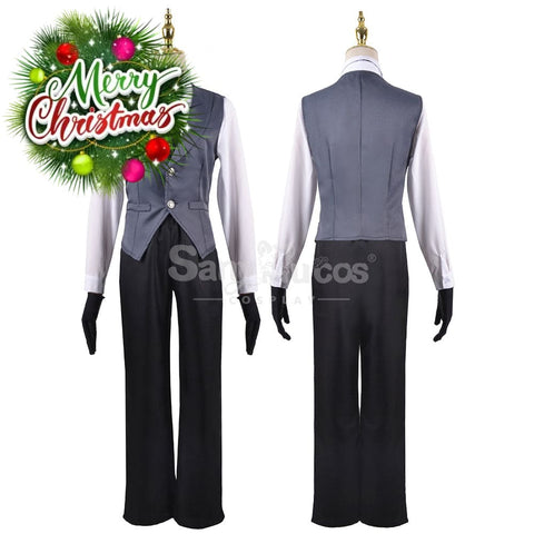 【In Stock】Anime Black Butler Cosplay Sebastian Michaelis Costume Plus Size Costumes