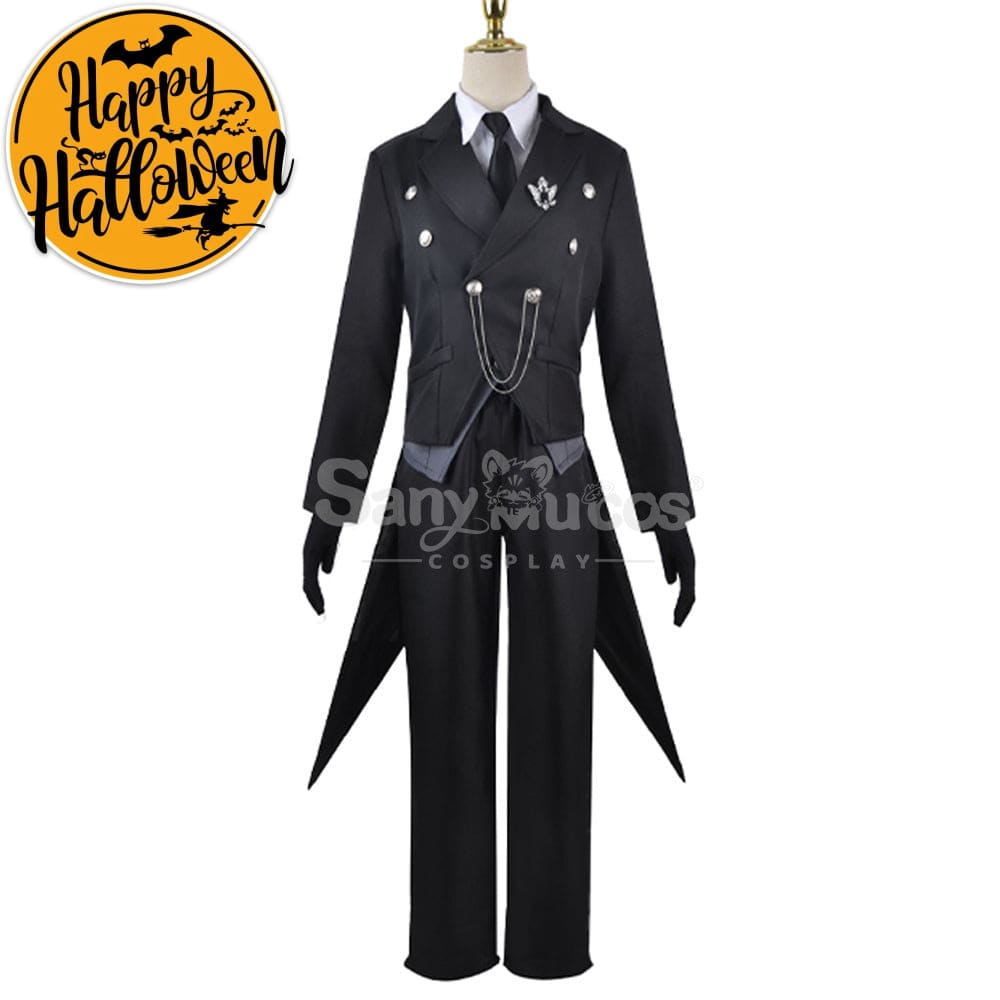 【In Stock】Anime Black Butler Cosplay Sebastian Michaelis Costume Plus Size Costumes