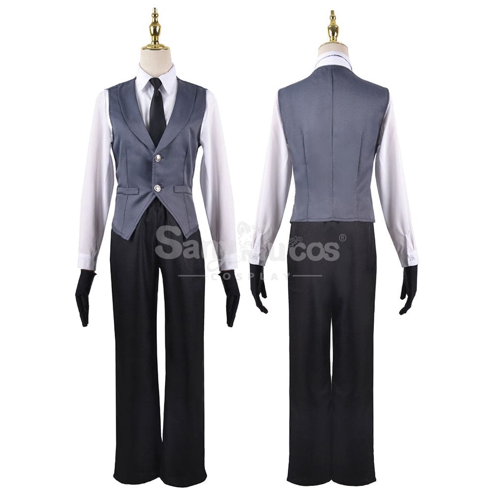 【In Stock】Anime Black Butler Cosplay Sebastian Michaelis Costume Plus Size Costumes