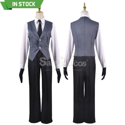 【In Stock】Anime Black Butler Cosplay Sebastian Michaelis Costume Plus Size Costumes