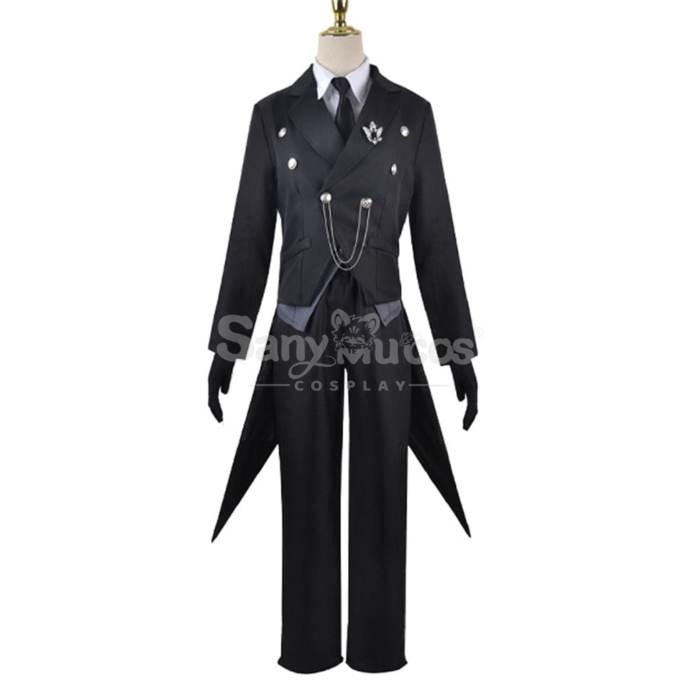 【In Stock】Anime Black Butler Cosplay Sebastian Michaelis Costume Plus Size Costumes