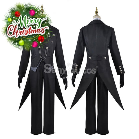 【In Stock】Anime Black Butler Cosplay Sebastian Michaelis Costume Plus Size Costumes