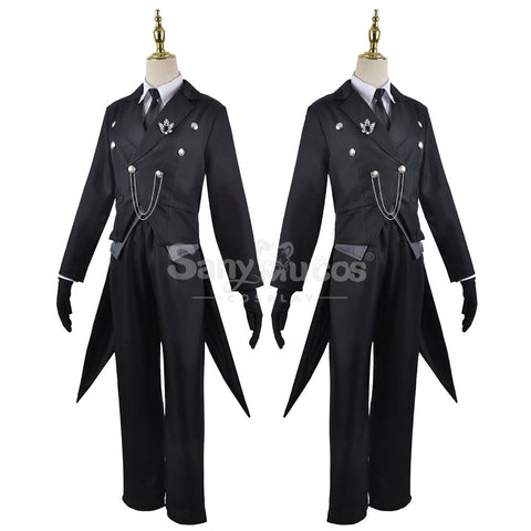 【In Stock】Anime Black Butler Cosplay Sebastian Michaelis Costume Plus Size Costumes