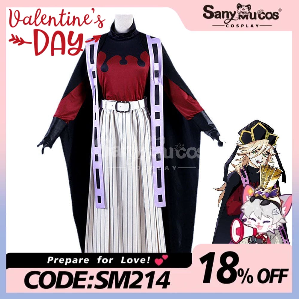 【In Stock】Anime Demon Slayer Cosplay Doma Costume Plus Size Costumes