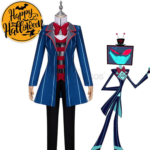 【In Stock】Anime Hazbin Hotel Cosplay Vox Costume Costumes