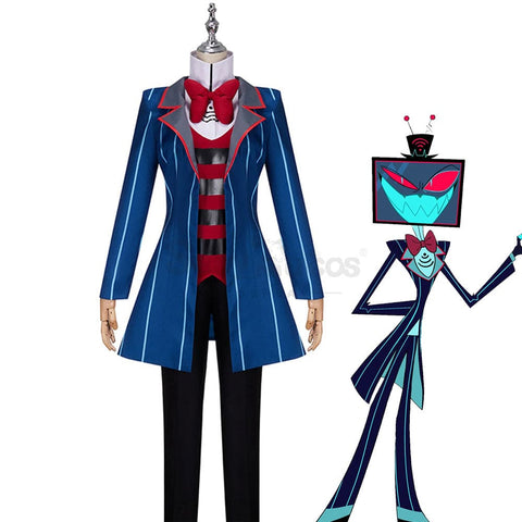 【In Stock】Anime Hazbin Hotel Cosplay Vox Costume Costumes