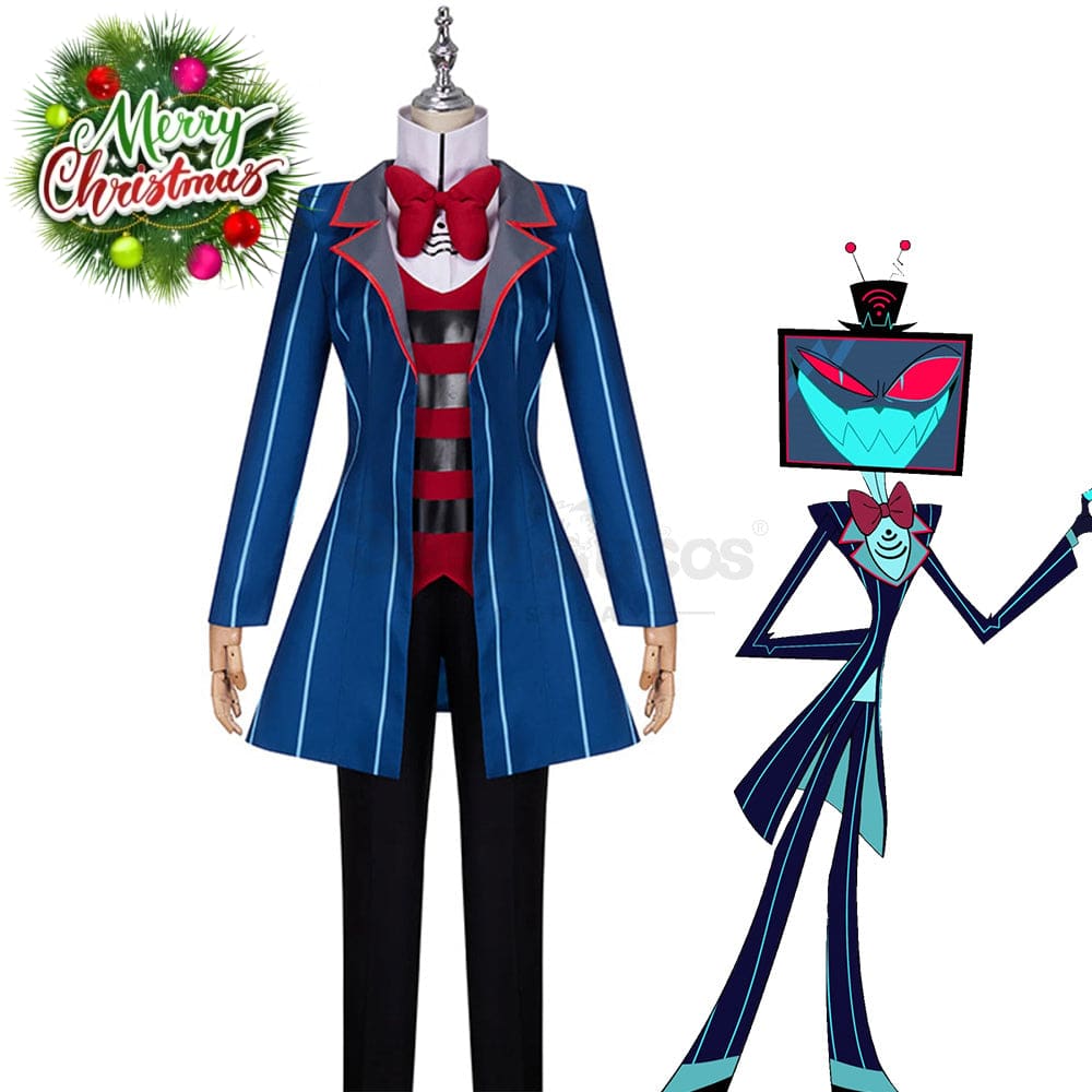 【In Stock】Anime Hazbin Hotel Cosplay Vox Costume Costumes