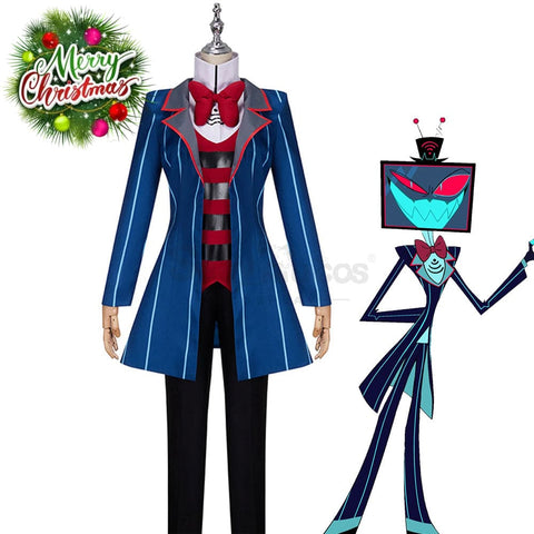 【In Stock】Anime Hazbin Hotel Cosplay Vox Costume Costumes