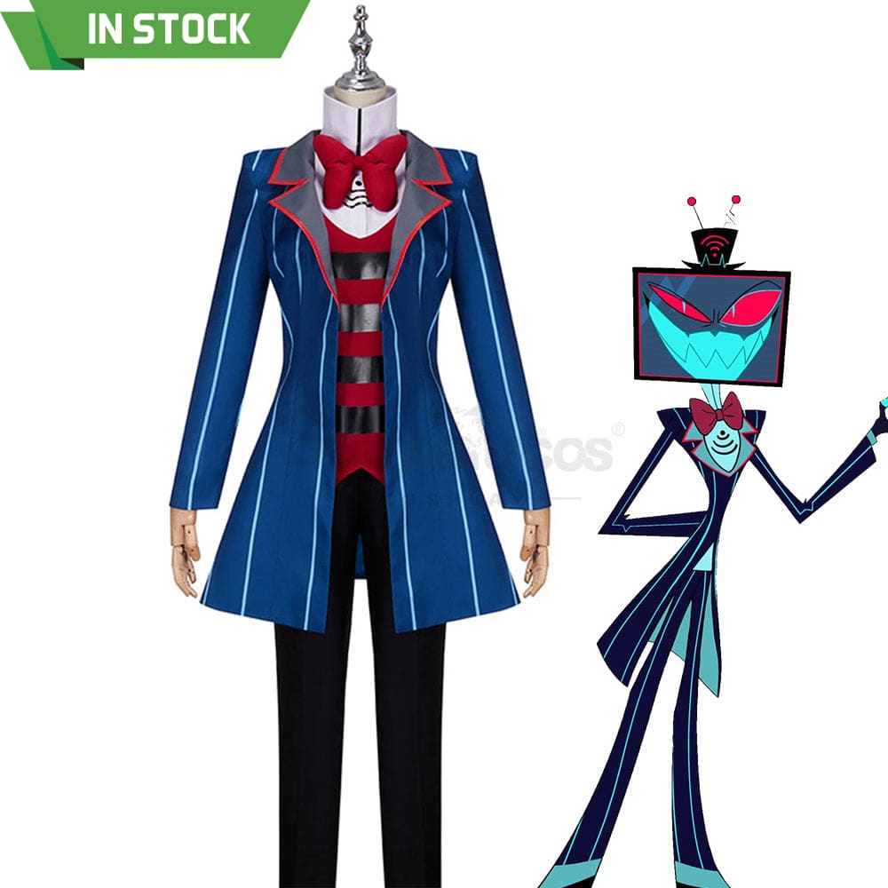 【In Stock】Anime Hazbin Hotel Cosplay Vox Costume Costumes