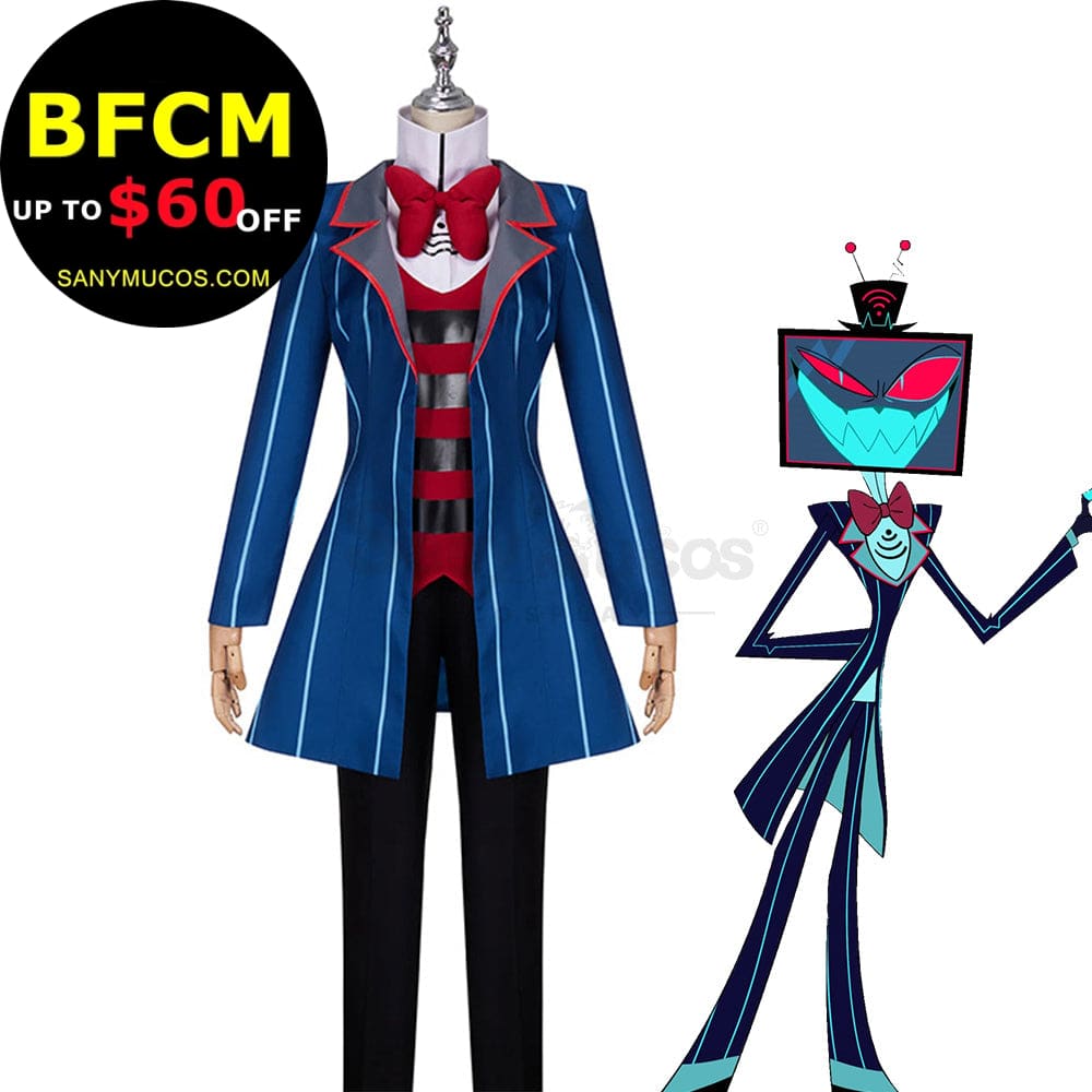 【In Stock】Anime Hazbin Hotel Cosplay Vox Costume Costumes