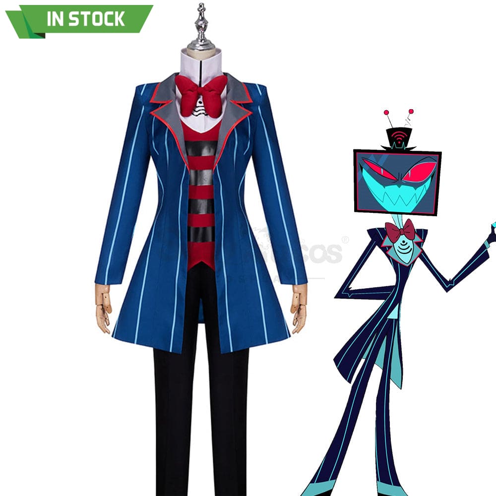 【In Stock】Anime Hazbin Hotel Cosplay Vox Costume Costumes