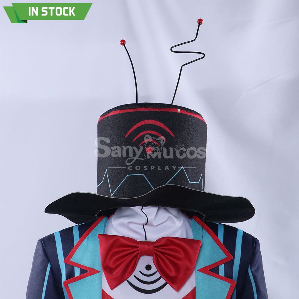 【In Stock】Anime Hazbin Hotel Cosplay Vox Costume Plus Size Costumes