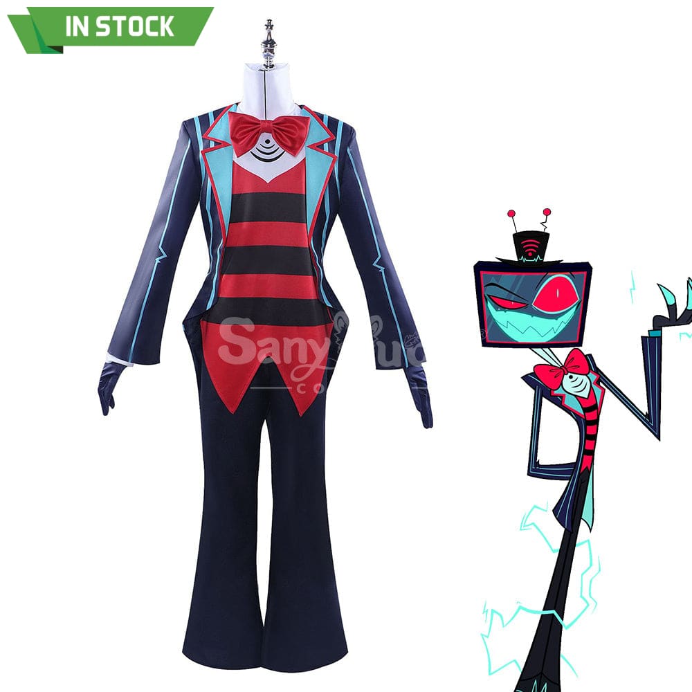 【In Stock】Anime Hazbin Hotel Cosplay Vox Costume Plus Size Costumes