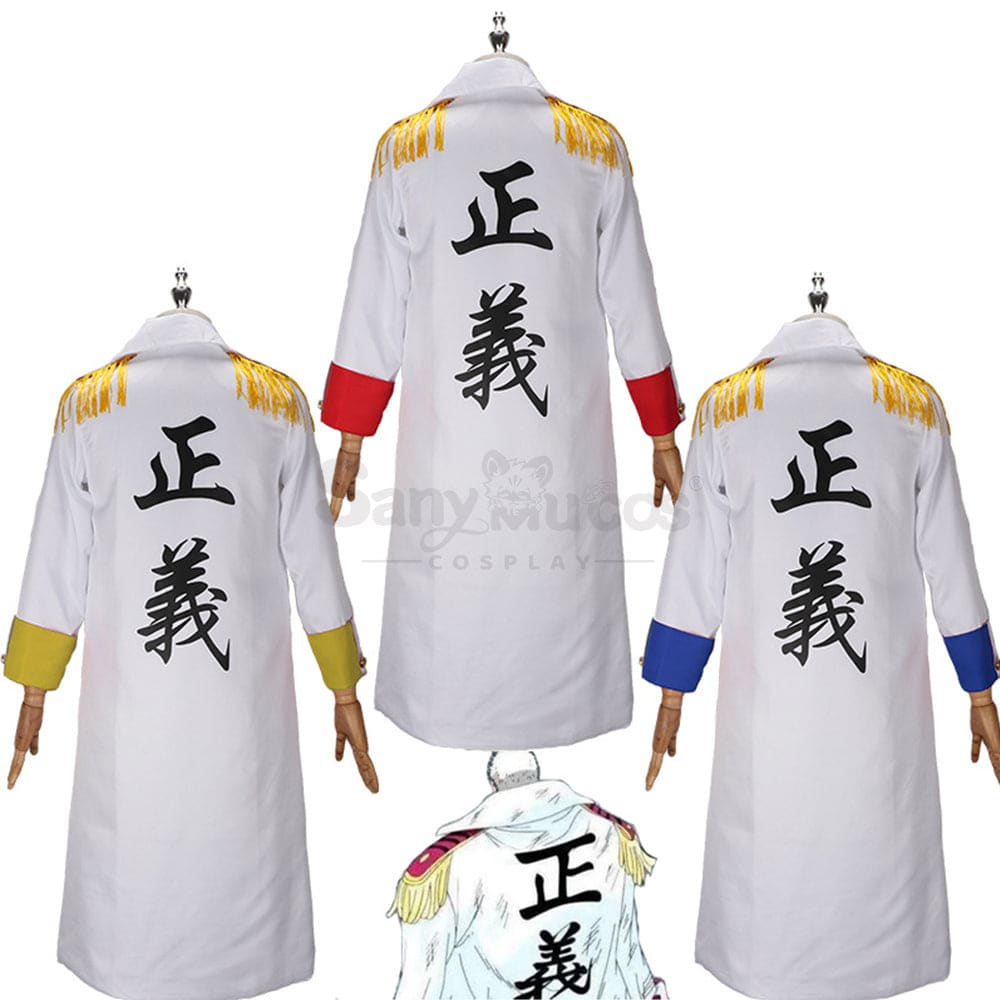 【In Stock】Anime One Piece Cosplay Marine Officers Cape Costume Costumes