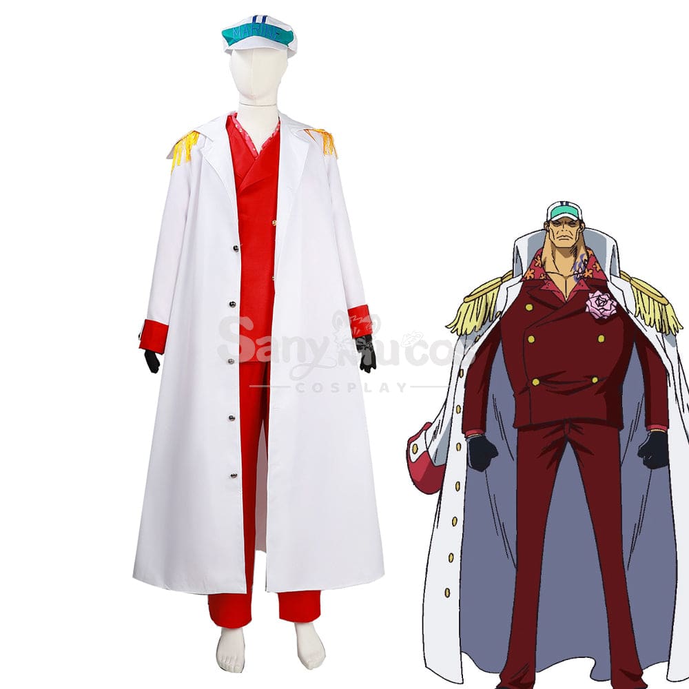 【In Stock】Anime One Piece Cosplay Sakazuki Costume Costumes