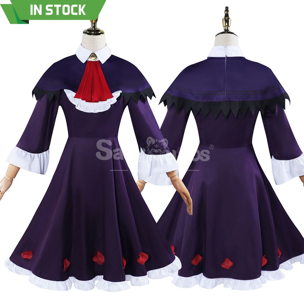 【In Stock】Anime Puella Magi Madoka Magica Cosplay Akemi Homura Costume Plus Size Costumes