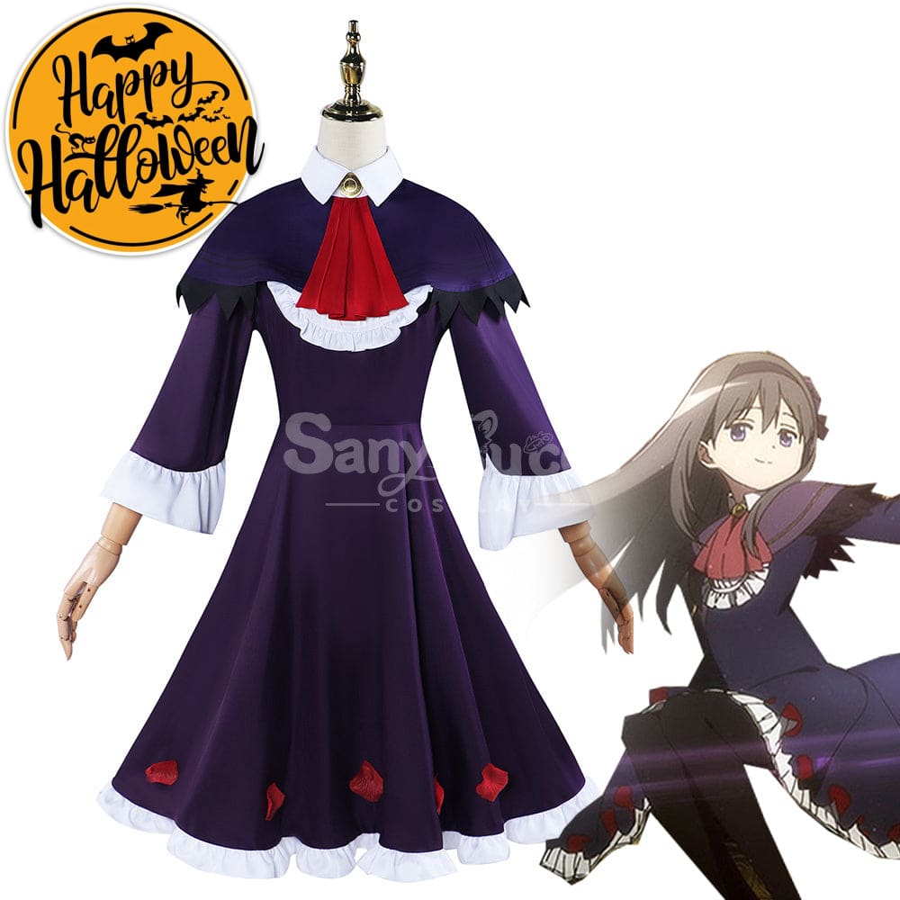 【In Stock】Anime Puella Magi Madoka Magica Cosplay Akemi Homura Costume Plus Size Costumes