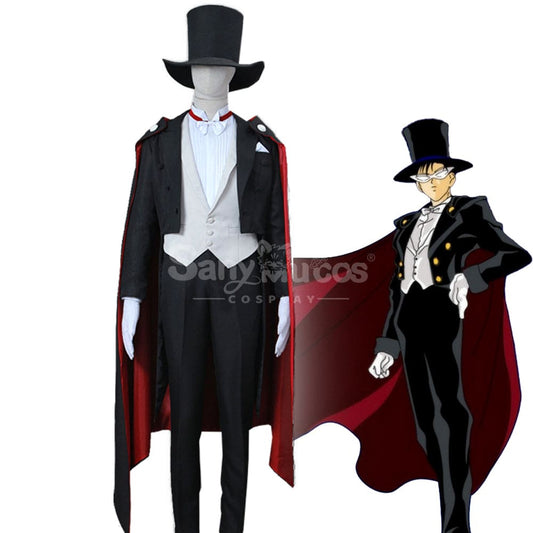 【In Stock】Anime Sailor Moon Cosplay Mamoru Chiba Tuxedo Mask Costume Costumes 1000