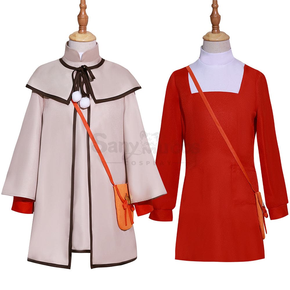 【In Stock】Anime Spy X Family Code: White Cosplay Anya Forger Costume Costumes