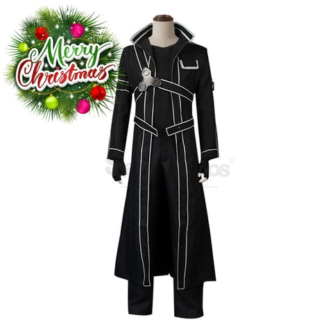 【In Stock】Anime Sword Art Online Cosplay Sao Kirigaya Kazuto Costume Plus Size Costumes