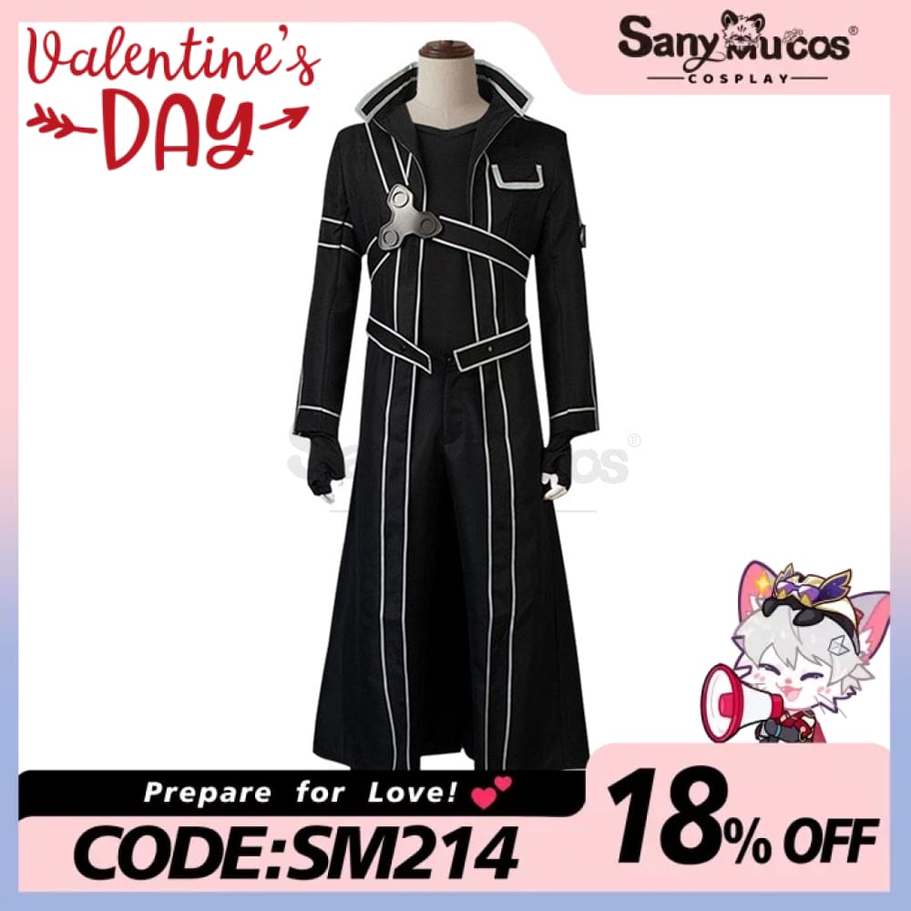 【In Stock】Anime Sword Art Online Cosplay Sao Kirigaya Kazuto Costume Plus Size Costumes