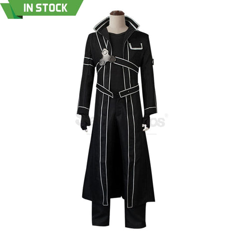 【In Stock】Anime Sword Art Online Cosplay Sao Kirigaya Kazuto Costume Plus Size Costumes