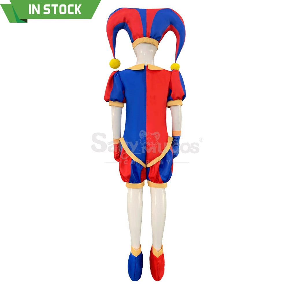 【In Stock】Anime The Amazing Digital Circus Cosplay Pomni Costume Deluxe Edition Costumes