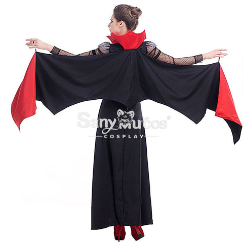 【In Stock】Halloween Cosplay Bat Vampire Red Devil Costume Costumes