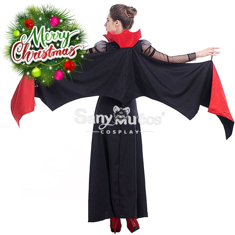 【In Stock】Halloween Cosplay Bat Vampire Red Devil Costume Costumes