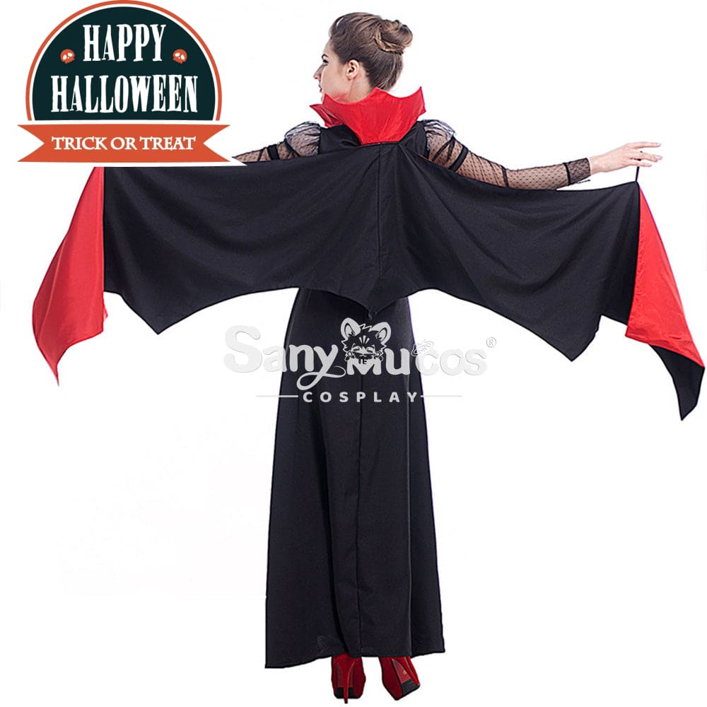 【In Stock】Halloween Cosplay Bat Vampire Red Devil Costume Costumes