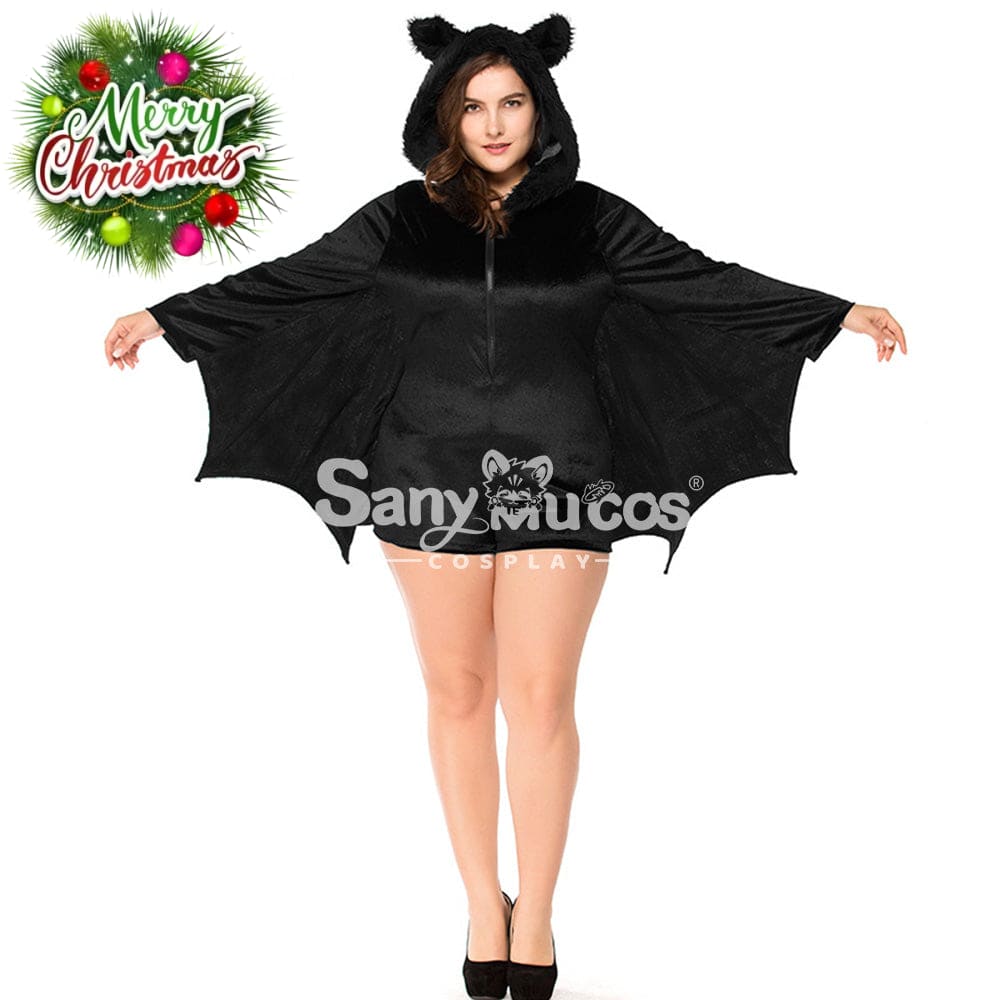 【In Stock】Halloween Cosplay Bat Vampire Suit Costume Plus Size Costumes