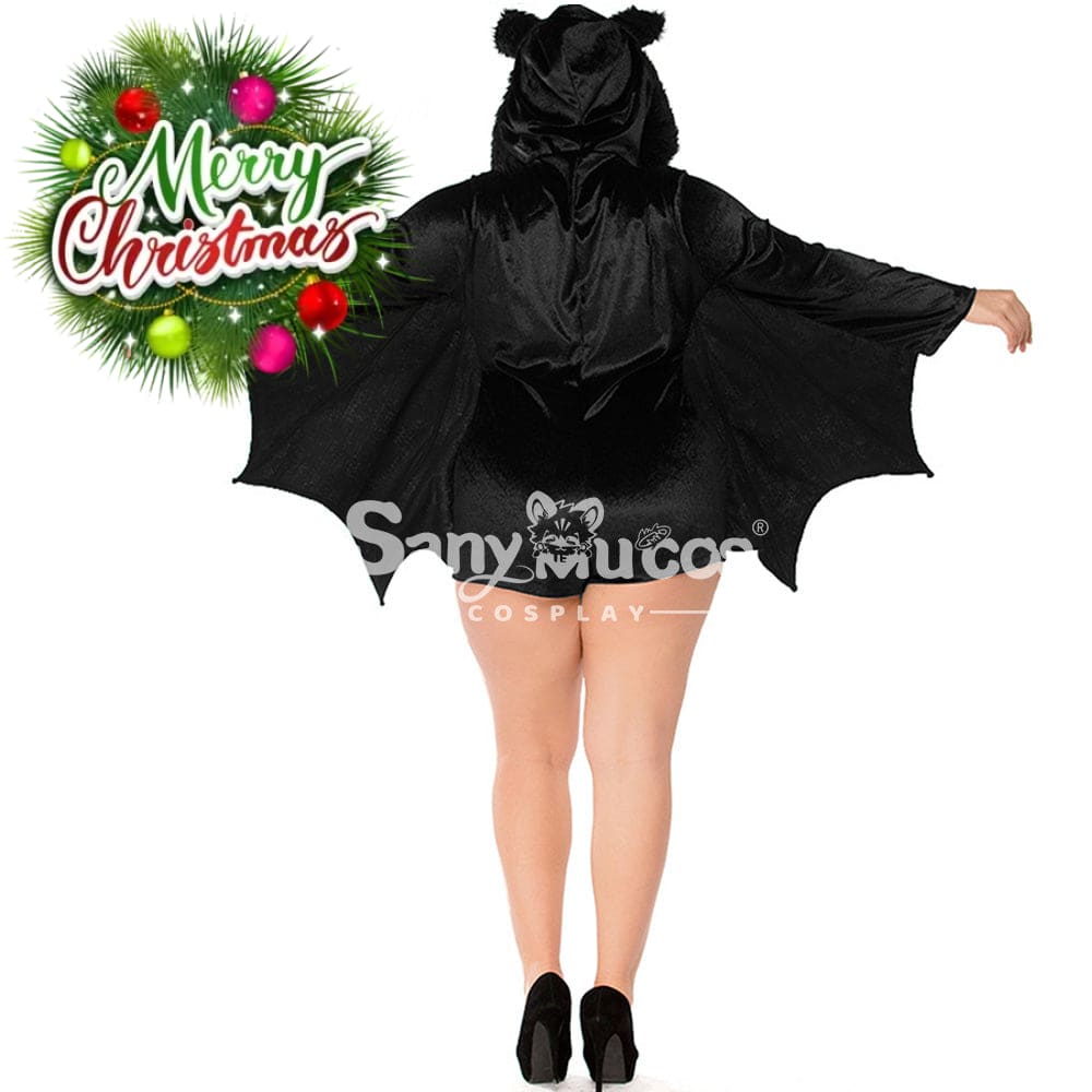 【In Stock】Halloween Cosplay Bat Vampire Suit Costume Plus Size Costumes