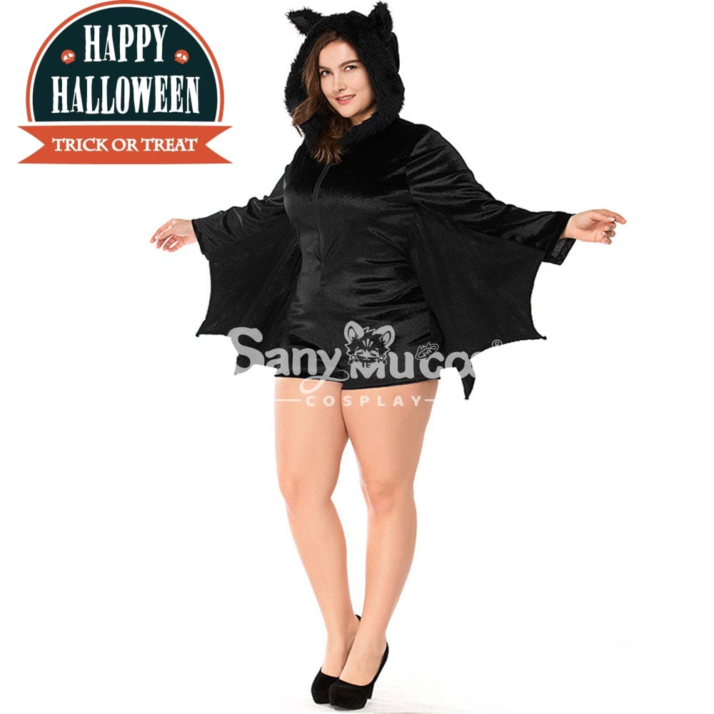 【In Stock】Halloween Cosplay Bat Vampire Suit Costume Plus Size Costumes