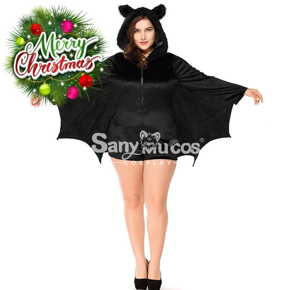 【In Stock】Halloween Cosplay Bat Vampire Suit Costume Plus Size Costumes