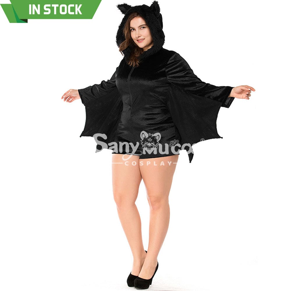 【In Stock】Halloween Cosplay Bat Vampire Suit Costume Plus Size Costumes