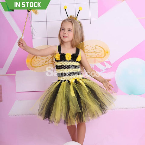 【In Stock】Halloween Cosplay Bee Costume Kid Size Costumes