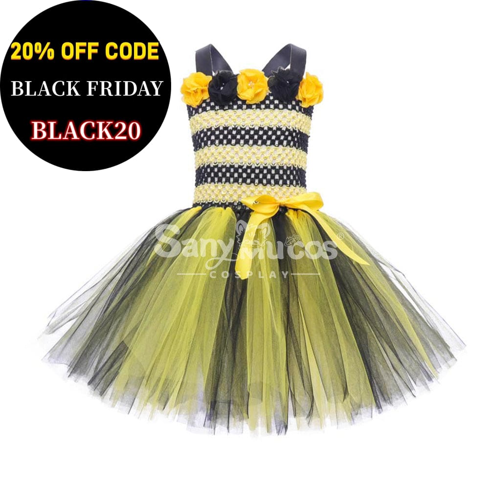 【In Stock】Halloween Cosplay Bee Costume Kid Size Costumes