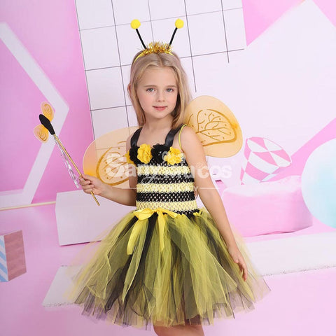 【In Stock】Halloween Cosplay Bee Costume Kid Size Costumes